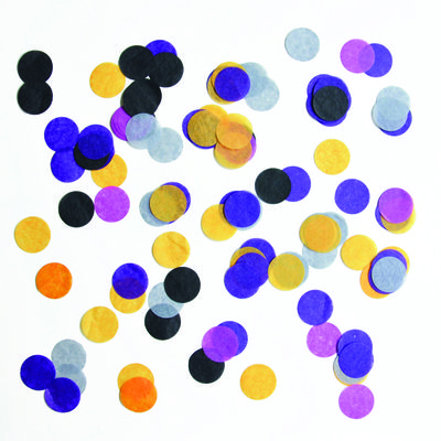 Confetti - lila, oranssi, musta, hopea (15 g)