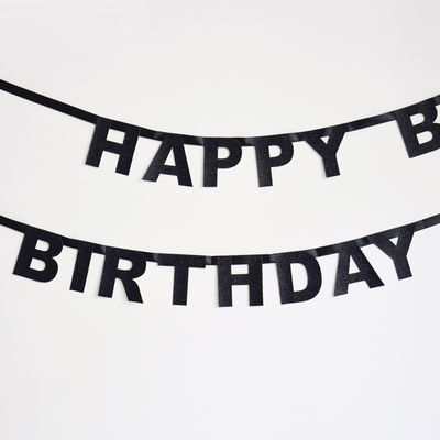 Happy Birthday glitterviirinauha, musta