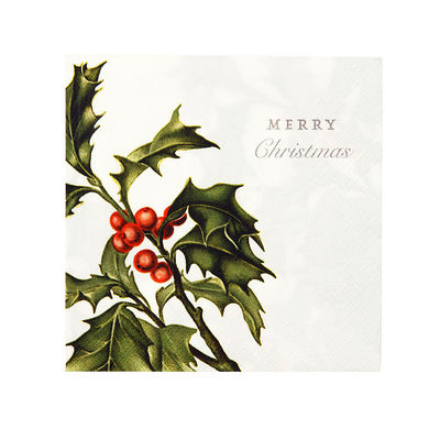 Botanical Christmas -lautasliinat (20 kpl)