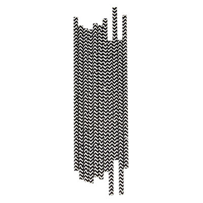 Chevron paperipilli, musta (25 kpl)